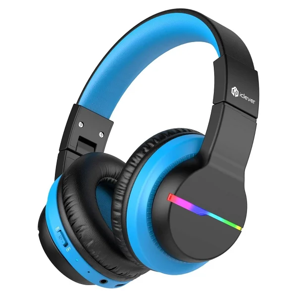 İclever Bth12 Siyah Kulak Üstü Çocuk Bluetooth Kulaklık - Görsel 4