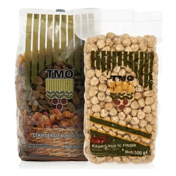 Tmo Kavrulmuş İç Fındık 500 Gr + Tmo Kuru Üzüm 500 Gr - Görsel 2