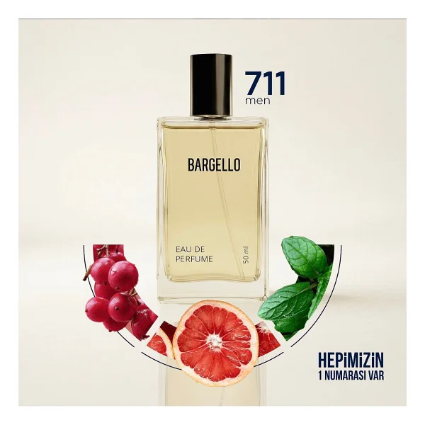 Bargello 711 Fresh Edp 50 Ml Erkek Parfüm - Görsel 4