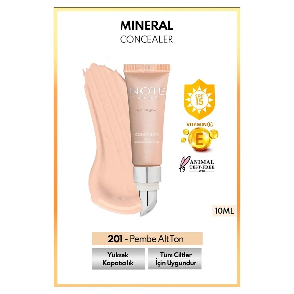 Note Mineral Spf 15 201 10 Ml Krem Kapatıcı - Görsel 8