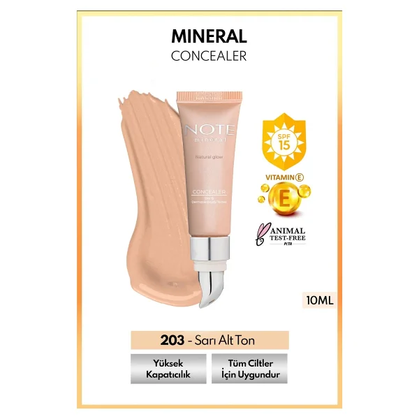 Note Mineral Spf 15 203 10 Ml Krem Kapatıcı - Görsel 8