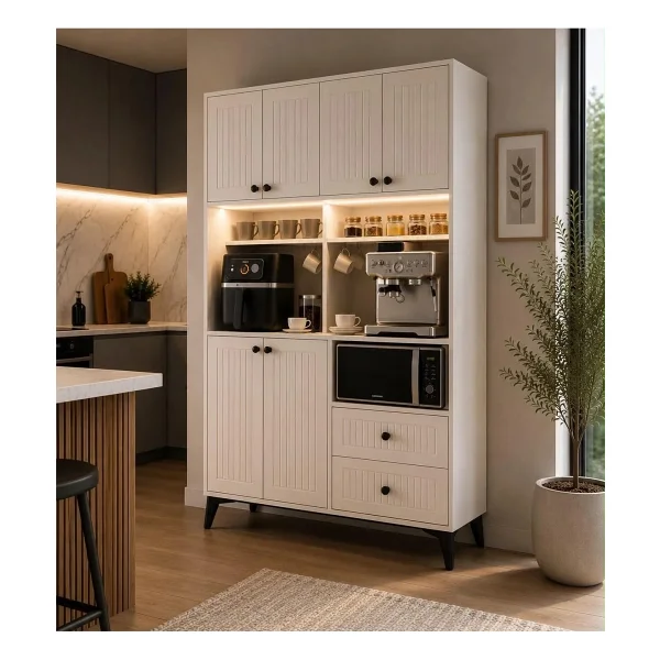 Afilli Nebula Ledli Mdf Kahve Köşesi - Görsel 7