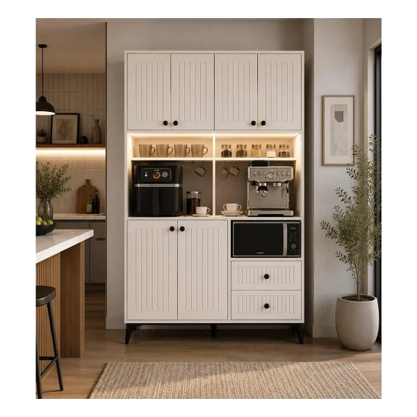 Afilli Nebula Ledli Mdf Kahve Köşesi - Görsel 2