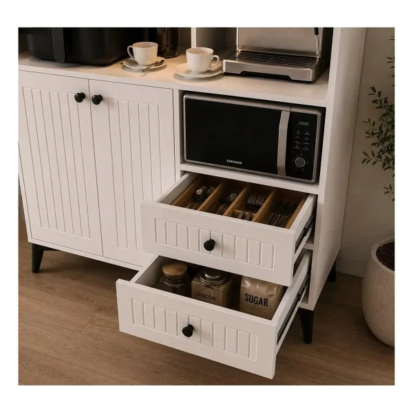 Afilli Nebula Ledli Mdf Kahve Köşesi - Görsel 4