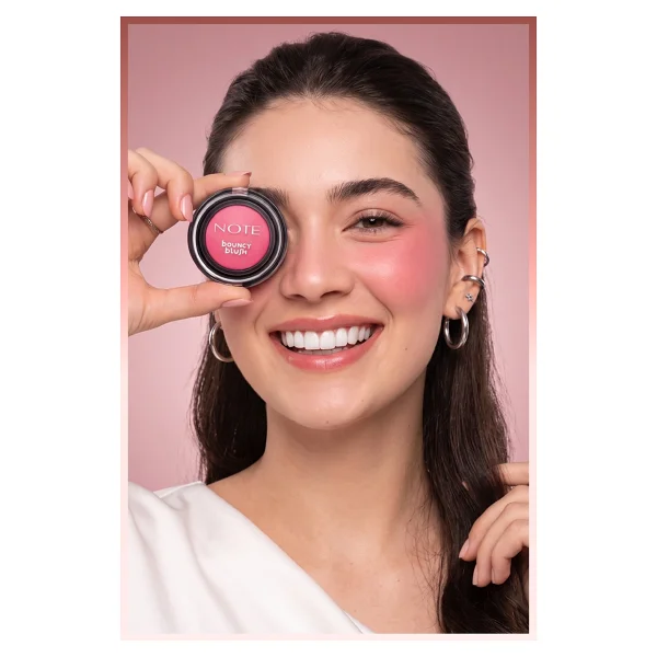 Note Bouncy Blush 01 Paradise Krem Allık - Görsel 5