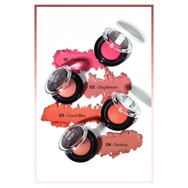 Note Bouncy Blush 01 Paradise Krem Allık - Görsel 8
