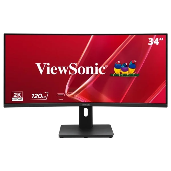 Viewsonic Va3420c-2 34" 3.5 Ms Wqhd Curved 120 Hz Monitör - Görsel 2