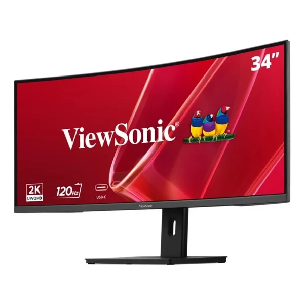Viewsonic Va3420c-2 34" 3.5 Ms Wqhd Curved 120 Hz Monitör - Görsel 4