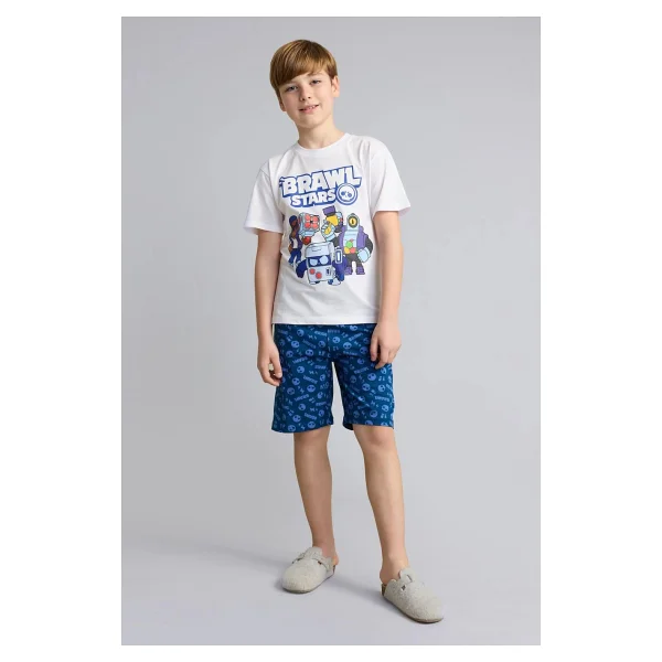Defacto %100 Pamuk 2'li Pijama Takımı Kız Bebek H3540a826sm - Beyaz-Wt34 - 7 - 8 Yaş - Görsel 2