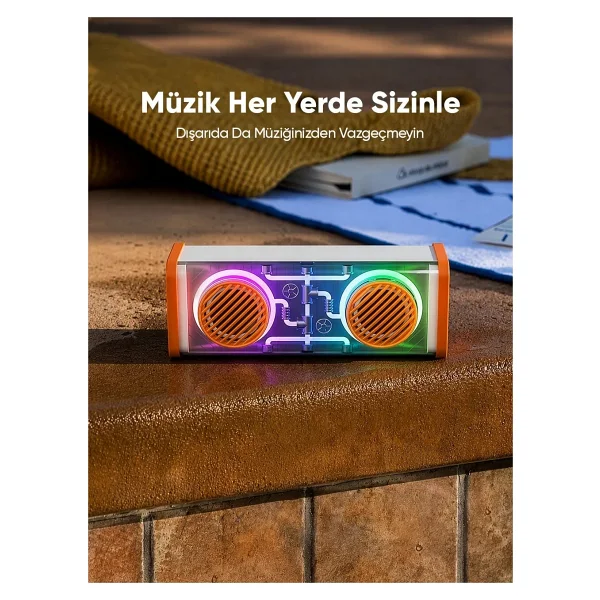 Mikado MD-56BT Turuncu Bluetooth Hoparlör - Görsel 8