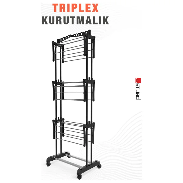 Perilla Triplex 3 Katlı Kurutmalık - Görsel 2