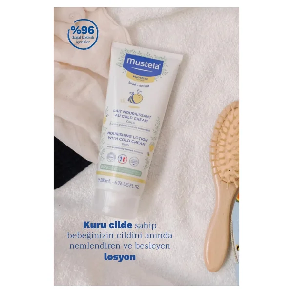 Mustela Cold Krem İçeren Besleyici Vücut Losyonu 200 Ml - Görsel 6