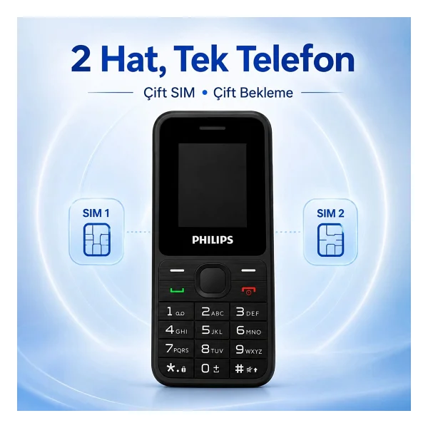 Philips Xenium E2125 Tuşlu Telefon - Görsel 2