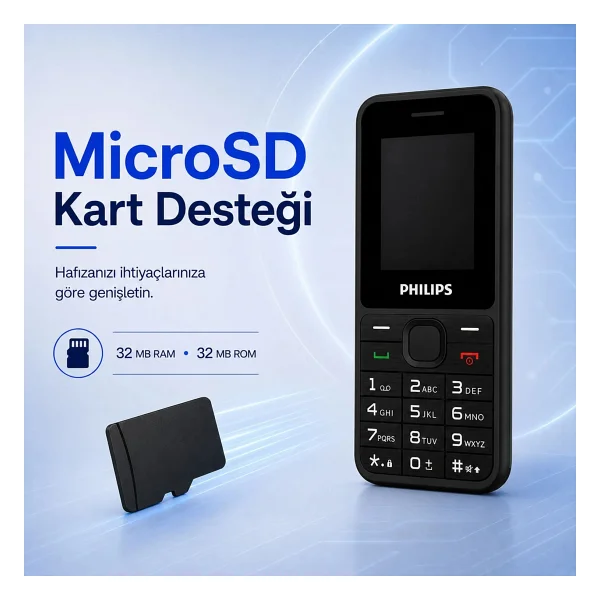 Philips Xenium E2125 Tuşlu Telefon - Görsel 3