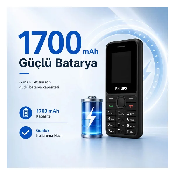 Philips Xenium E2125 Tuşlu Telefon - Görsel 5