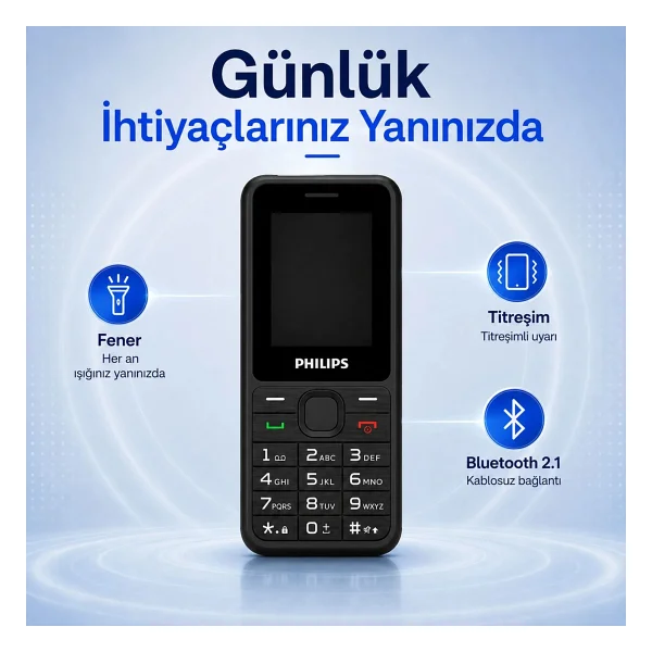 Philips Xenium E2125 Tuşlu Telefon - Görsel 7
