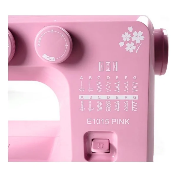 Janome E1015 Pembe Dikiş Makinesi - Görsel 3