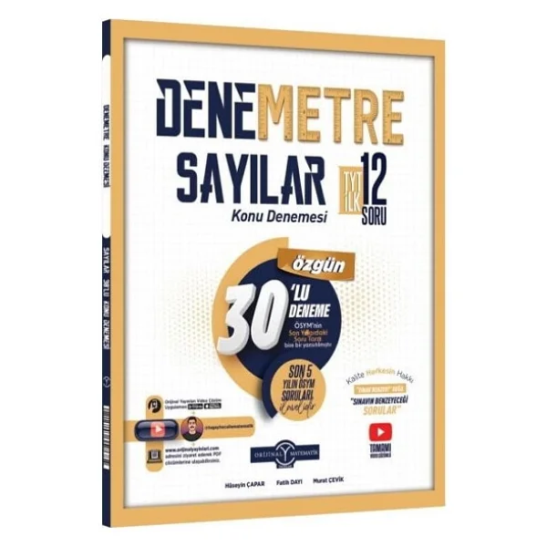 Orijinal Yayınları Tyt Üçgenler Denemetre 30'lu Konu Denemesi - Görsel 2