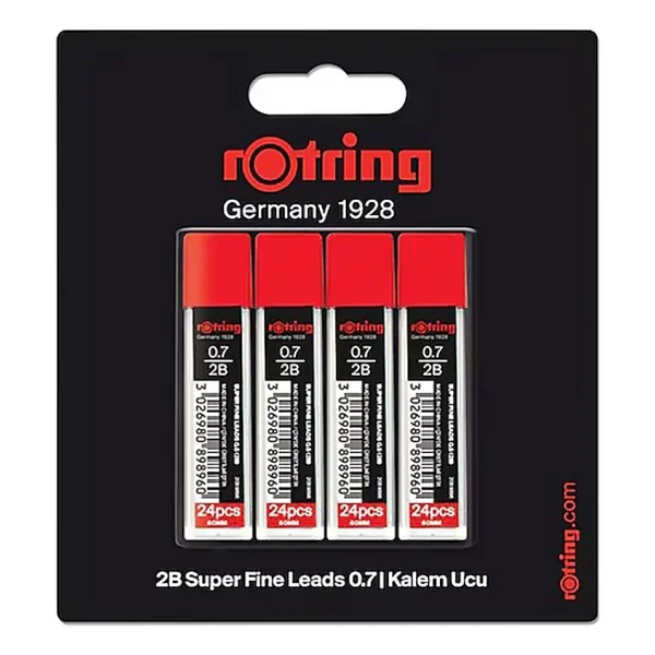 Rotring Super Polimer 2b 0.7 Mm 4'lü Paket Kurşun Kalem Ucu - Görsel 2
