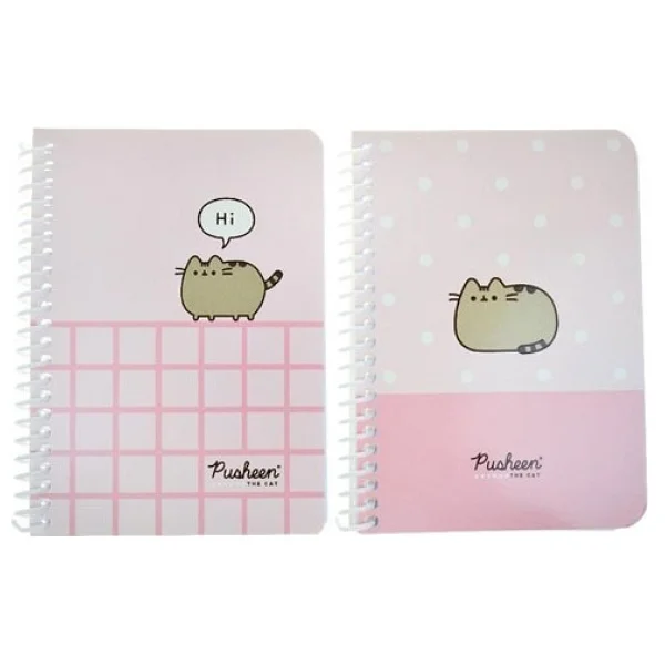 Keskin Color Pusheen Spiralli A6 80 Yaprak Çizgili Bloknot Defter - Görsel 2