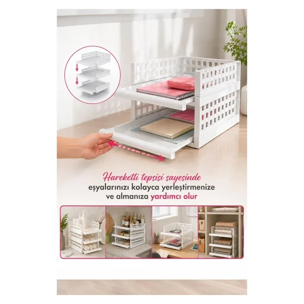 Smartware Akıllı Raf Maxi-Midi Set Beyaz - Görsel 7