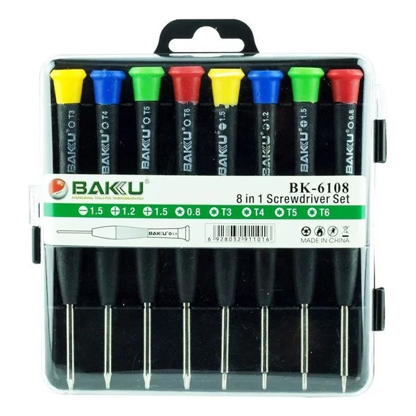Baku Bk-6108 Hassas 8 Parça Tornida Seti - Görsel 2