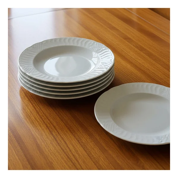 Güral Porselen Sembol 19 Cm 6'lı Çukur Yemek Tabağı - Görsel 3