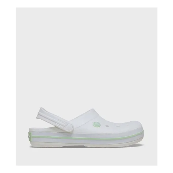 Crocs Crocband Clog 11016-1yl Beyaz-Yeşil Terlik - Görsel 8