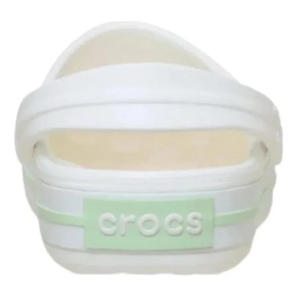 Crocs Crocband Clog 11016-1yl Beyaz-Yeşil Terlik - Görsel 4