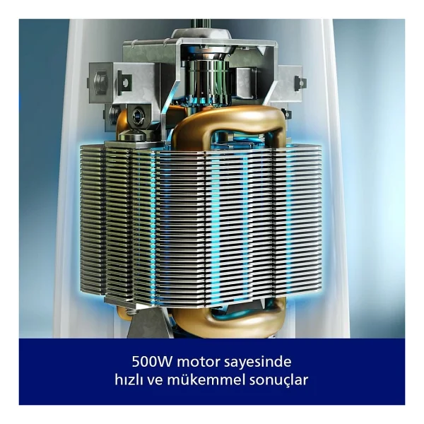 Philips Doğrayıcı 3000 Serisi, 500 W Güçlü Motor, 2 L Cam Hazne, Powerchop Teknolojisi, 2 Hız - Görsel 3