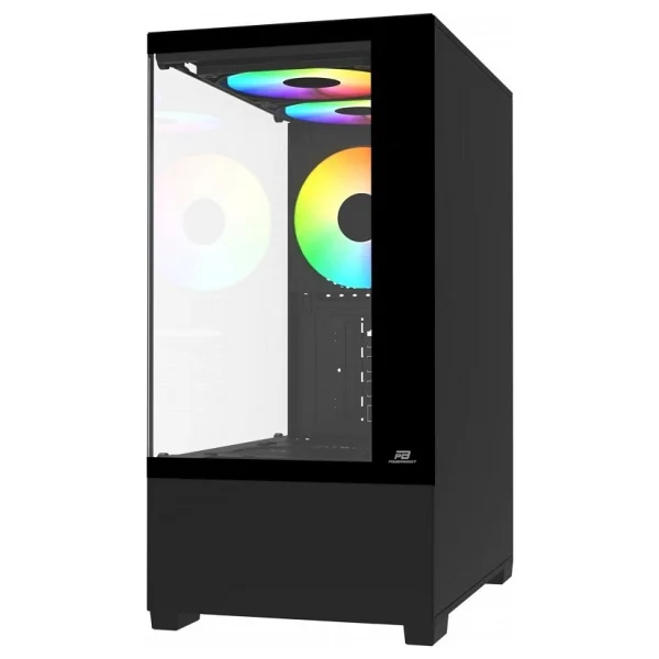 Power Boost Pb-M5001b Rainbow Fanlı 500 W Siyah Micro Atx Oyuncu Kasası - Görsel 4