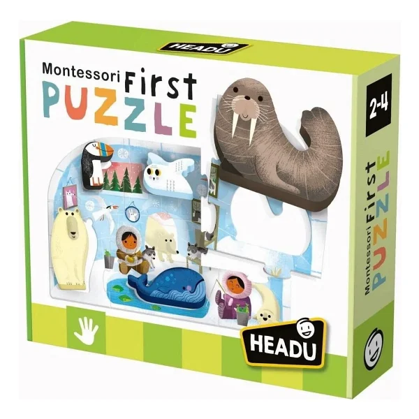 Headu Montessorı Fırst Puzzle Pole 2-4 Yaş - Görsel 2
