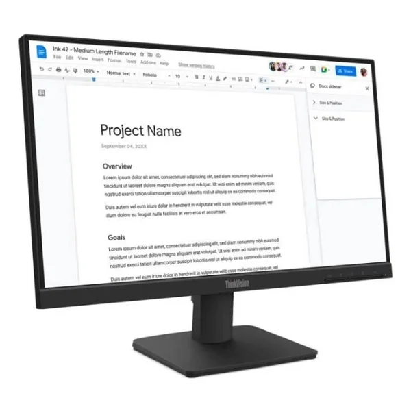 Lenovo Thinkvision S22-4e 64cbkat6tk 21.5" 4 Ms Full HD Ips 100 Hz Monitör - Görsel 6