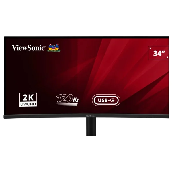Viewsonic Va3420c 34" 1 Ms Wqhd Curved Ips 120 Hz Monitör - Görsel 2