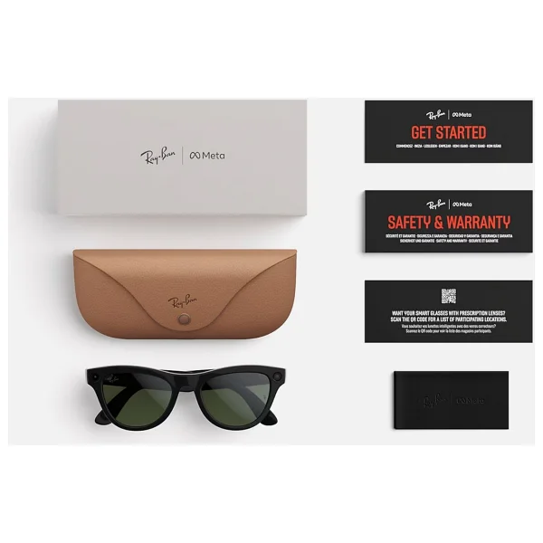 Ray-Ban Meta Skyler Gen 2 Kamera Ve Bluetooth Özellikli Akıllı Gözlük - 52 Ekartman (Standart Beden) - Görsel 8
