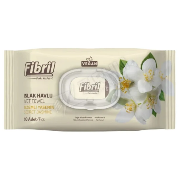 Fibril Gizemli Yasemin 90 Yaprak 4'lü Paket Islak Mendil - Görsel 2