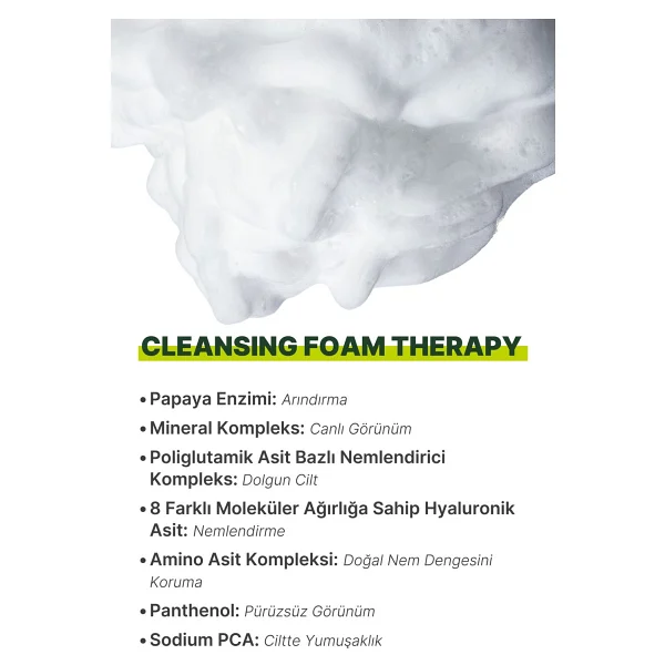 Lunova Therapy Su Bazlı 150 Ml Yüz Temizleme Köpüğü - Görsel 4