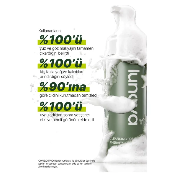 Lunova Therapy Su Bazlı 150 Ml Yüz Temizleme Köpüğü - Görsel 5