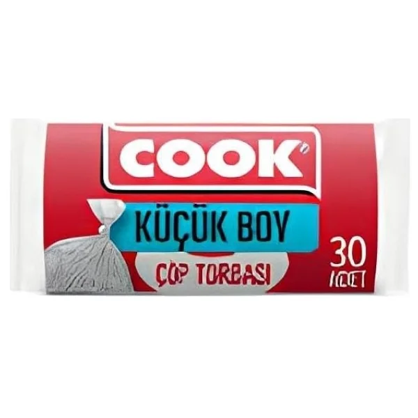Cook Kokusuz Küçük Boy Çöp Torbası 40x47 Cm 25 Paket X 30 Lu Rulo - Görsel 2