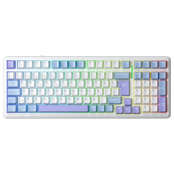 Aula F99 RGB Graywood V4 Switch Kablolu/Kablosuz Mekanik Oyuncu Klavyesi - Görsel 9
