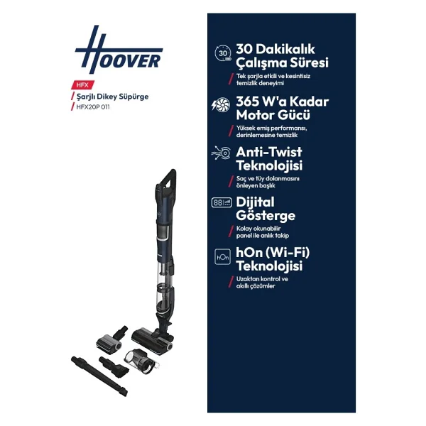 Hoover Hfx20p 011 Şarjlı Dikey Süpürge - Görsel 4