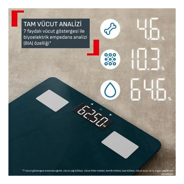 Tefal Body Up 3 Bm2600v0 Akıllı Dijital Baskül - Görsel 4