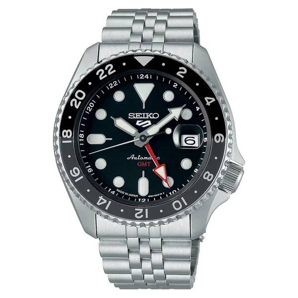 Seiko 5 Sports Skx Ssk001 Çelik Kordon Siyah Erkek Kol Saati - Görsel 2