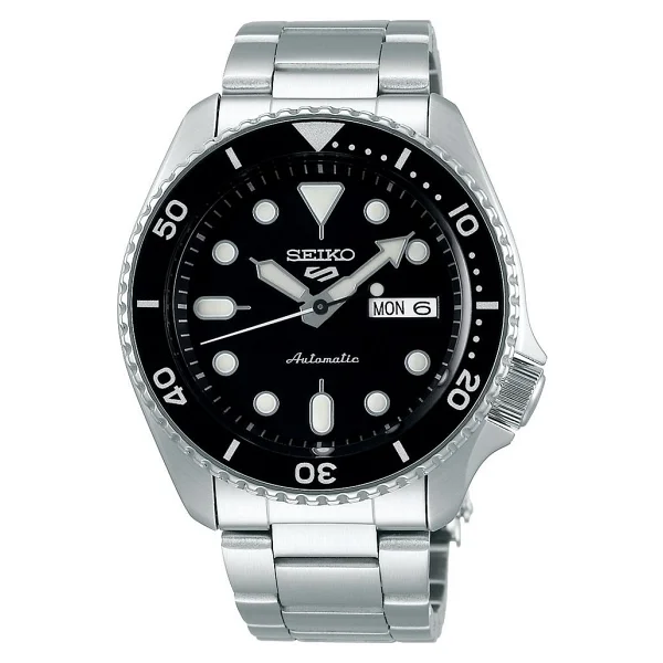 Seiko 5 Sports Skx Srpd55k Çelik Kordon Siyah Erkek Kol Saati - Görsel 2