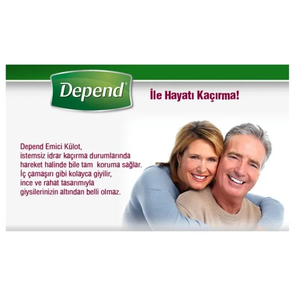 Depend Normal 12'li 12 Paket Mesane Pedi - Görsel 4