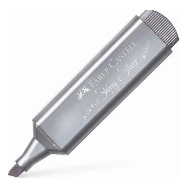 Faber-Castell 1546 Metalik Gümüş Fosforlu Kalem - Görsel 2