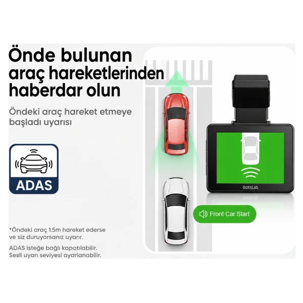 Botslab 360+ G500h Pro Ön Ve Arka Araç Kamerası Seti - Görsel 4