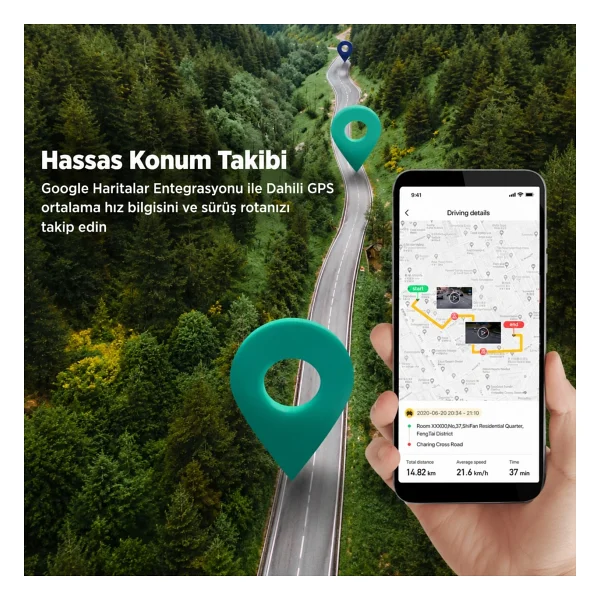 Botslab 360+ G500h Pro Ön Ve Arka Araç Kamerası Seti - Görsel 3