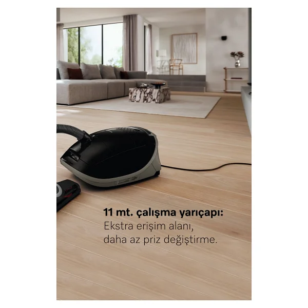 Miele Guard M1 Cat Dog Obsidian Black 890 W Toz Torbalı Süpürge - Görsel 5