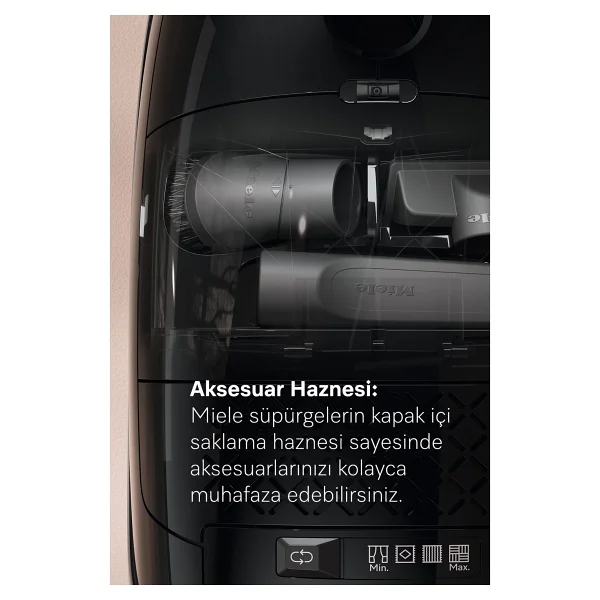 Miele Guard M1 Cat Dog Obsidian Black 890 W Toz Torbalı Süpürge - Görsel 6